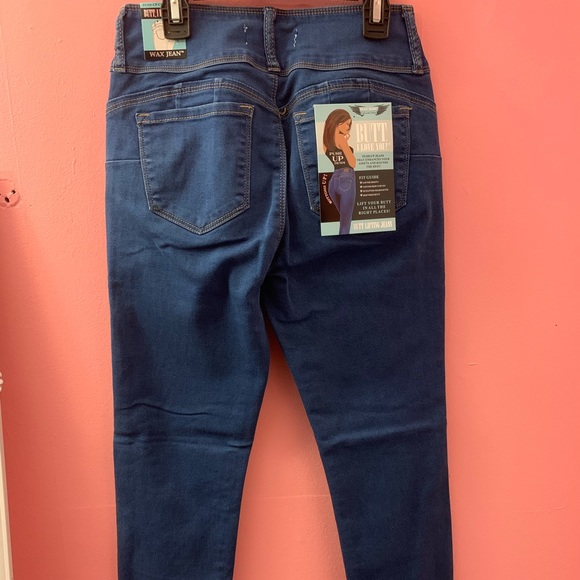 Blue Wax Jean Skinny Jeans - Picture 3 of 3